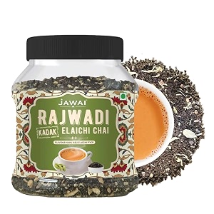 jawai rajwadi kadak elaichi chai  black tea  ctc tea  real cardamom infused  all natural ingredients  refreshing amp tasteful  flavoured nahi asli elaichi piyo  250 grams  makes 100 cups