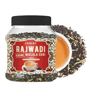 jawai rajwadi kadak masala chai  black tea  ctc tea with 5 immunity boosting spices  masala tea  masala chai patti  chai  100 natural  flavour nahi asli masala piyo  250 g