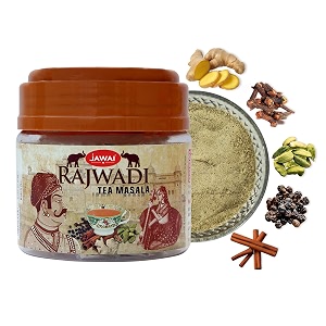 jawai rajwadi tea masala 100gms  chai masala  immunity booster  helps in cold amp cough  natural ingredients  ukala masala  kadha -antioxidant-rich  no added sugar 100 g