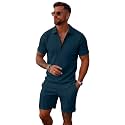 Jawdrobe Mens Polo T-Shirt and Shorts Co-Ord
