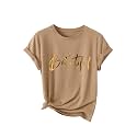 Jawdrobe Women39s Graphic Printed T-Shirt Soft Cotton