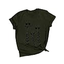 Jawdrobe Women39s Graphic Printed T-Shirt Soft Cotton