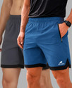 jaxcion Printed Men Blue Dark Grey Cycling