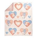 Jay Franco Kids Feather Knit Blanket – 50" x 60" Inch Soft &amp; Cozy Plush Throw for Bedroom &amp; Couch Décor, Official Licensed Product, Multi - Lady and the Tramp
