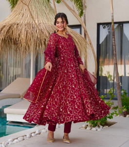 Jay Gopal Tex Anarkali Gown
