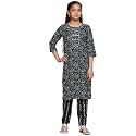 Girl’s casual floral design salwar suit set for girls Fancy Girls Kurta Suit Sets