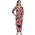 Girl’s casual floral design salwar suit set for girls Fancy Girls Kurta Suit Sets