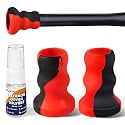 JAYA 2 Pack Bat Knob Taper, Exclusive Installation Lubricant, Easy Installation Bat Knob Taper, Increased Bottom Protection, Ergonomic Design, for Enhanced Grip and Protection