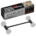 Jayflex Hyperbell Dumbbell Converter - Convert Dumbbells to Barbell Set and Kettlebell for Home Fitness - Adjustable & Up to 200 lb Capacity Weight Barbell for Weight Lifting