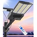 JAYNLT Y-18000W Solar Street Lights Outdoor,6500K Bright Parking Lot Light