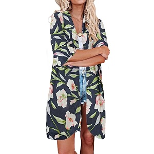 Jayscreate Womens Breezy Summer Boho Kimonos Sheer