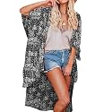 Jayscreate Women39s Breezy Summer Boho Kimonos Sheer