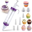 JAYVAR Dessert Decorating Syringe Set, Icing Dispenser Tool