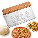 JAYVAR Stainless Steel Dough Scraper & Bench Scraper