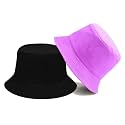 JAZAA Bucket Hat for Women Men Teens Reversible Summer Beach Sun Hat Packable Fisherman Cap for Travel Outdoor Hiking