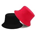 JAZAA Bucket Hat for Women Men Teens Reversible Summer Beach Sun Hat Packable Fisherman Cap for Travel Outdoor Hiking