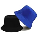 JAZAA Bucket Hat for Women Men Teens Reversible Summer Beach Sun Hat Packable Fisherman Cap for Travel Outdoor Hiking
