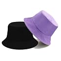 JAZAA Bucket Hat for Women Men Teens Reversible Summer Beach Sun Hat Packable Fisherman Cap for Travel Outdoor Hiking