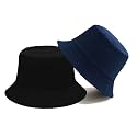 JAZAA Bucket Hat for Women Men Teens Reversible Summer Beach Sun Hat Packable Fisherman Cap for Travel Outdoor Hiking