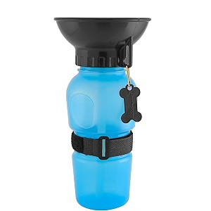 plastic puppies dog water bottleleak proof portable puppy water dispenser drinking feeder pet care cup for outdoor walkinghikingtravel 12 oz350mlcolor may vary