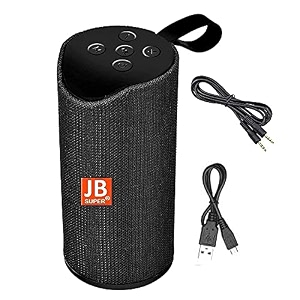 bass portable wireless bluetooth speaker jb113 with aux cable 10w with built-in mic tf card slot usb port - multi color