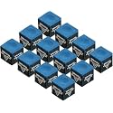 JBB Billiards, Snooker and Pool Chalk Box | Billiards Accessories | Cue Chalk - 12 Pcs (Blue)