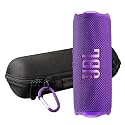 JBL Flip 7 Portable Bluetooth Speaker (Purple) | Bold Pro Sound with AI Sound Boost, 16-Hour Playtime, IP68 Waterproof &amp; Dustproof, Auracast Multi-Speaker Pairing + Travel Case