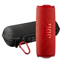 JBL Flip 7 Portable Bluetooth Speaker (Red) | Bold Pro Sound with AI Sound Boost, 16-Hour Playtime, IP68 Waterproof &amp; Dustproof, Auracast Multi-Speaker Pairing + Travel Case