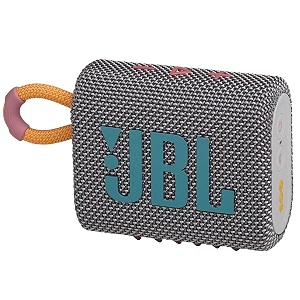 jbl go 3 portable speaker with bluetooth builtin battery waterproof and dustproof feature gray jblgo3gryam