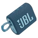 JBL Go 3: Portable Speaker with Bluetooth, Builtin Battery, Waterproof and Dustproof Feature Blue JBLGO3BLUAM