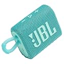 JBL Go 3: Portable Speaker with Bluetooth, Builtin Battery, Waterproof and Dustproof Feature Teal JBLGO3TEALAM
