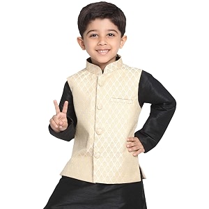 jbn creation boys39 silk blend nehru jacket  banarasi brocade woven jacquard modinehru jacket  ethnic wear for festivals weddings