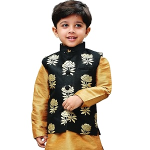 jbn creation boys39 silk blend nehru jacket  banarasi brocade woven jacquard modinehru jacket  ethnic wear for festivals weddings