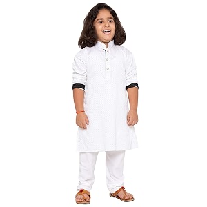 JBN Creation Boys Kurta Pyjama Set