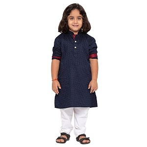 JBN Creation Boys Kurta Pyjama Set