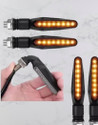 JBRIDER Front, Side LED Indicator Light for Bajaj, Hero, Honda, KTM Apache RTR 160