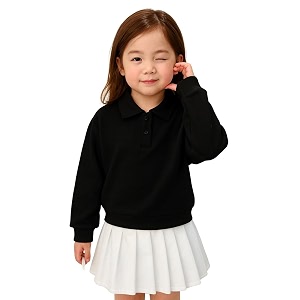 JC JUMMY COUTURE Kids Long Sleeve Polo