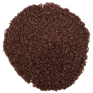sugar size crystal sand for home garden and aquarium decor aquarium substrate - dark brown 1kg