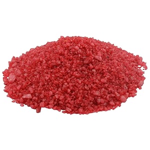 sugar size crystal sand for home garden and aquarium decor aquarium substrate - red 1kg