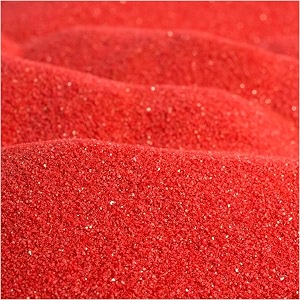 sugar size crystal sand for home garden and aquarium decor aquarium substrate - red 3kg
