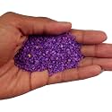 Sugar Size Crystal Sand for Home, Garden and Aquarium Decor Aquarium Substrate - Purple (3KG)