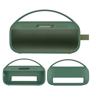 jchpine silicone cover case for bose soundlink flex bluetooth portable speaker 1st gen protective skin sleeve for bose soundlink flex speaker accessories only silicone case cypress green