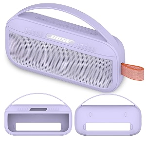 jchpine silicone cover case for bose soundlink flex bluetooth portable speaker1st gen protective skin sleeve for bose soundlink flex speaker accessories only silicone case purple