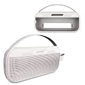 JCHPINE Silicone Cover Case for Bose SoundLink Flex Bluetooth Portable Speaker 1st Gen, Protective Skin Sleeve for Bose SoundLink Flex Speaker Accessories (Only Silicone Case) (White Smoke)
