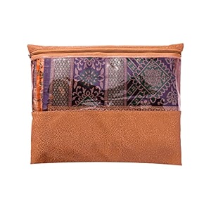 jd fresh pack of 1 peice saree covers with zip saree bags storage sari cover bags cotton saree cover saree organizer for wardrobe saree pouches for storage sari bags size 14 x 17 inch
