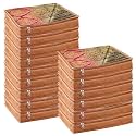 JD FRESH 1 Pcs Non-Woven Clothing Saree Covers For Storage/Saree Bags with Zip/Multi-Purpose Lehenga Storage Bag/Clothes Covers for Dresses/Sarees/Lehengas (16.5x13x3 Inch),Brown