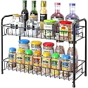 JD FRESH 2 Tier Metal Countertop Spice
