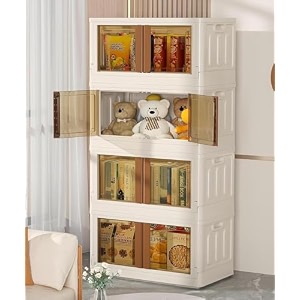 jd fresh 4-tier plastic double door wardrobe for storagestorage organizerkitchen cupboardversatile and sturdy almirah for clothescloset for bedroomliving roomlaundry roomstudy white