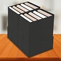 JD FRESH 1 Tier X-Large Cupboard for Storage/Stackable Plastic Storage Cabinet/Foldable Wardrobe for Clothes/Multipurpose Storage Organizer/Closet for Bedroom/Living Room/Kitchen (Transparent &amp; White)