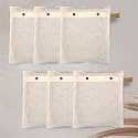 JD FRESH 4 Pcs Non Woven Saree Covers/Storage Bags with Zip Cover/Space Saving Bag with Transparent Window/Wardrobe Cupboard Organizer for Clothes/Lehengas/Bedsheets (17 X 14 x 7 Inch/Orange)